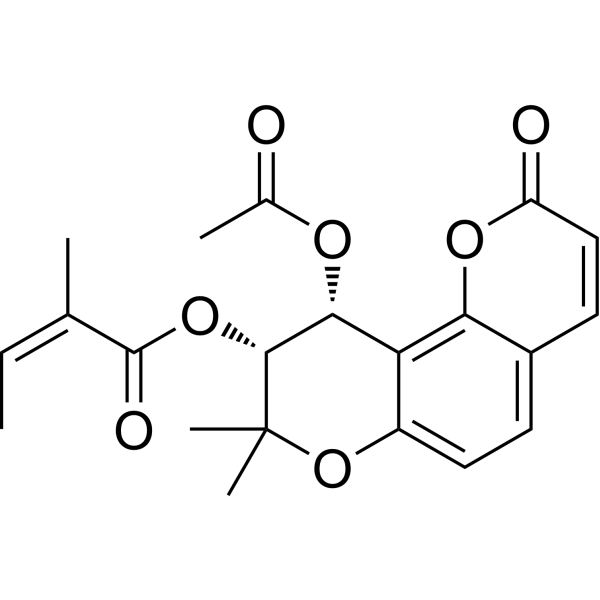 (-)-Praeruptorin A Chemical Structure