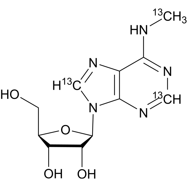 N6-Methyladenosine-13C<em>3</em>