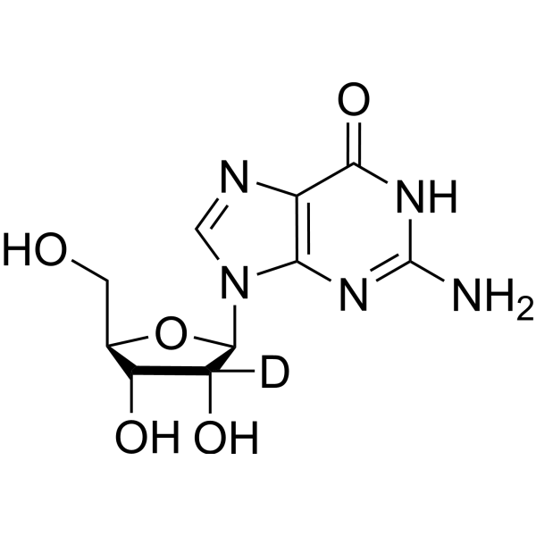 Guanosine-8-d-1 Chemical Structure
