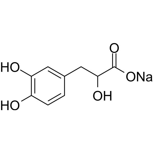 (Rac)-Salvianic acid A sodium Chemical Structure