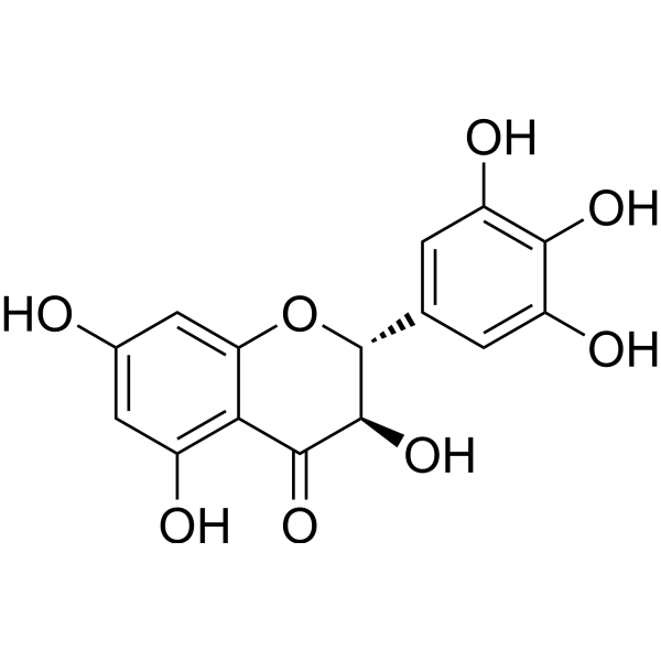 Dihydromyricetin Chemical Structure