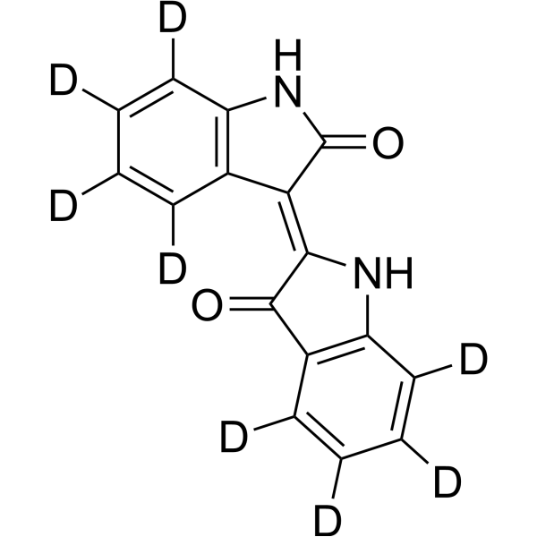 (Z)-Indirubin-d8 Chemical Structure