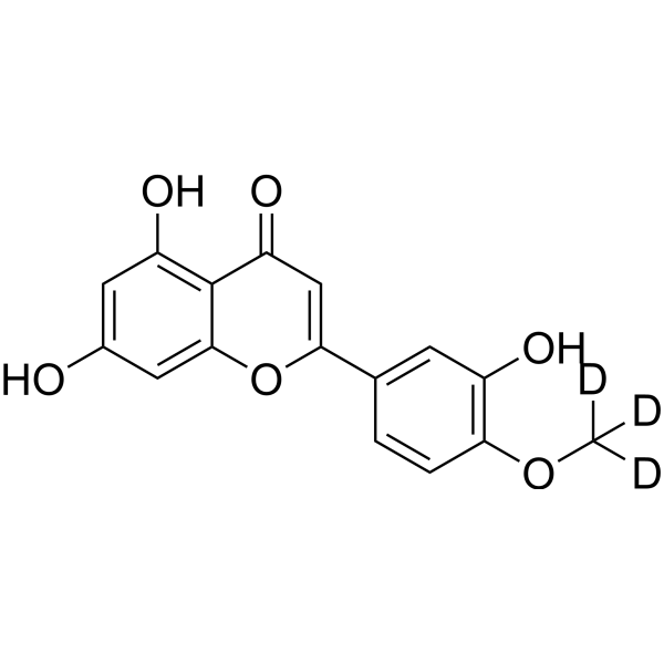 Diosmetin-d<sub>3</sub> Chemical Structure
