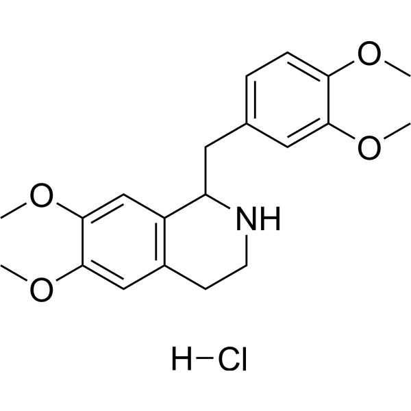 Tetrahydropapaverine hydrochloride Chemical Structure