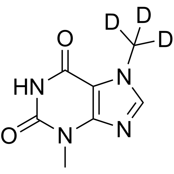 Theobromine-d<sub>3</sub> Chemical Structure