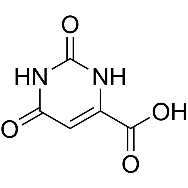Orotic acid (Standard) Chemical Structure