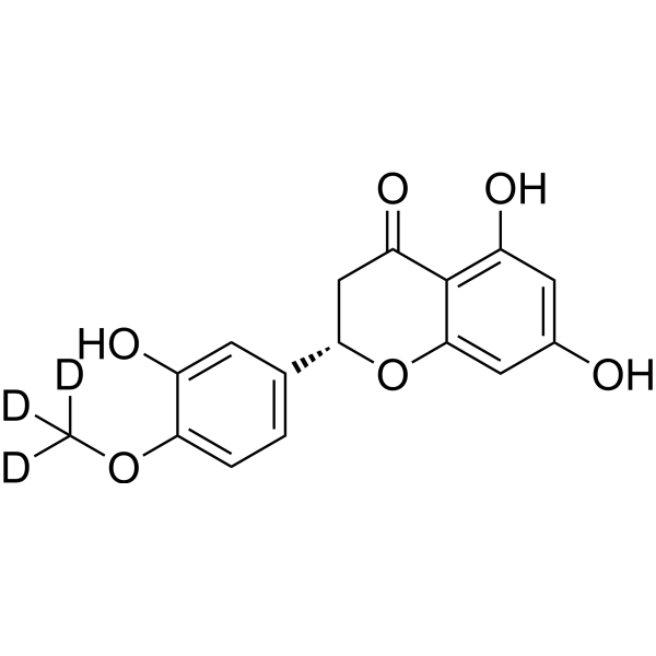 Hesperetin-d<sub>3</sub> Chemical Structure