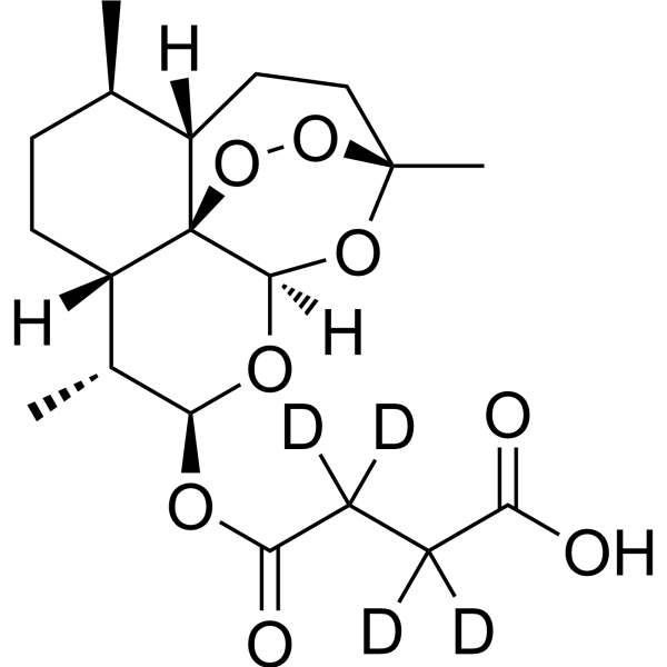 Artesunate-d<sub>4</sub> Chemical Structure