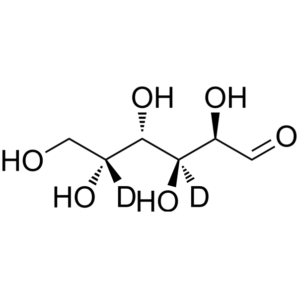 D-Galactose-d<sub>2</sub>-1 Chemical Structure