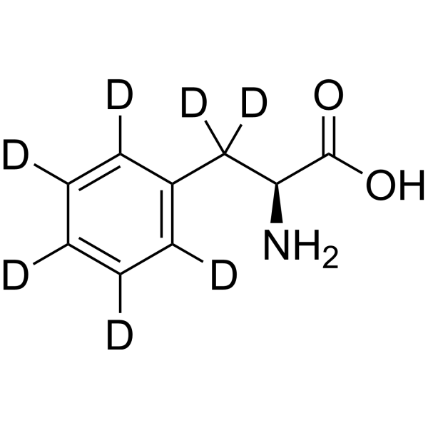 L-Phenylalanine-d<sub>7</sub> Chemical Structure