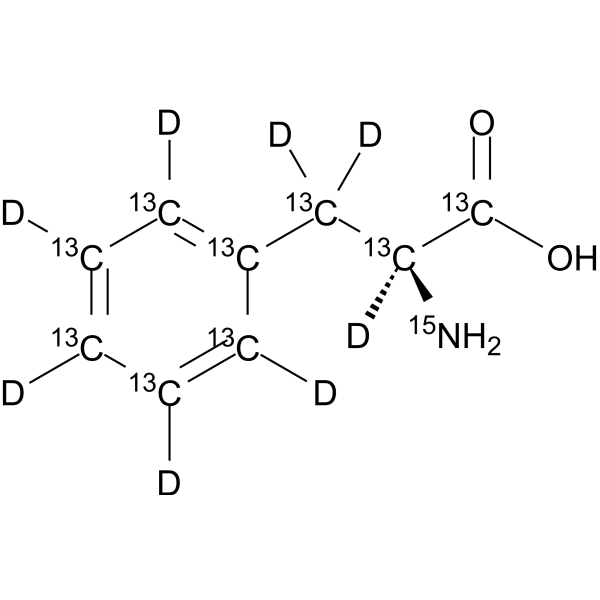 L-Phenylalanine-13<em>C</em>9,15N,d8