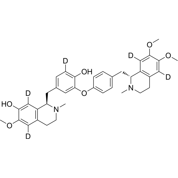 Daurisoline-d<sub>5</sub> Chemical Structure