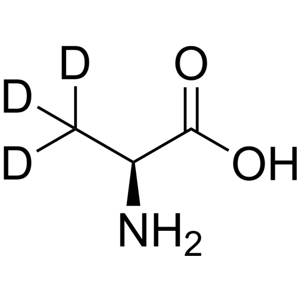 L-Alanine-d<sub>3</sub> Chemical Structure