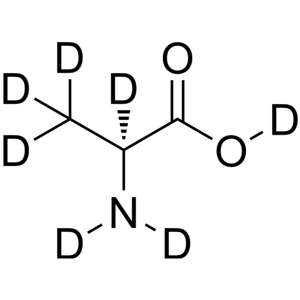 L-Alanine-d<sub>7</sub> Chemical Structure