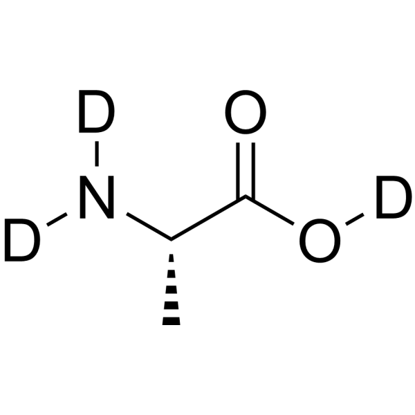 L-Alanine-d<sub>3</sub>-1 Chemical Structure