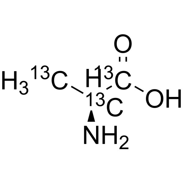 L-Alanine-13C3 Chemical Structure