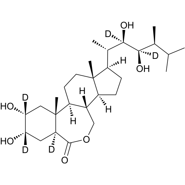 Brassinolide-d<sub>5</sub> Chemical Structure