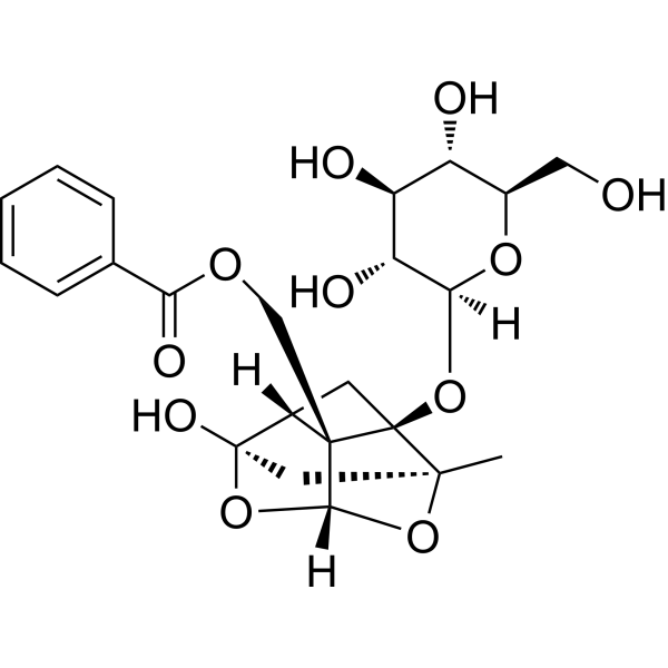 Paeoniflorin Chemical Structure