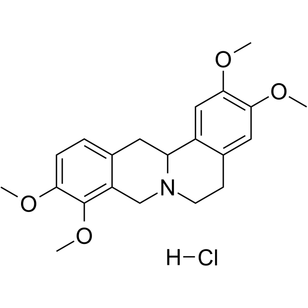 Tetrahydropalmatine hydrochloride Chemical Structure
