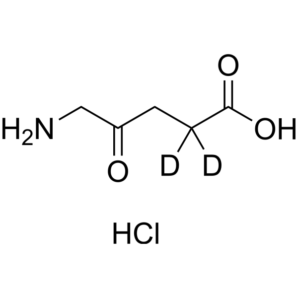 <em>5-Aminolevulinic</em> acid-d<em>2</em> hydrochloride