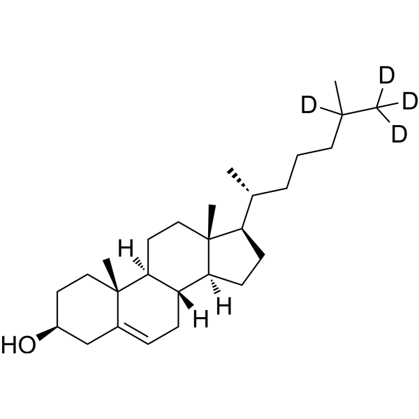 Cholesterol-d<sub>4</sub> Chemical Structure