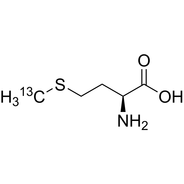 L-Methionine-<sup>13</sup>C Chemical Structure