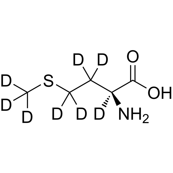 L-Methionine-d<sub>8</sub> Chemical Structure