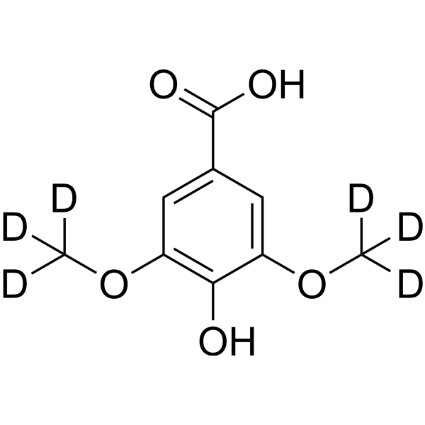 Syringic acid-d<sub>6</sub> Chemical Structure