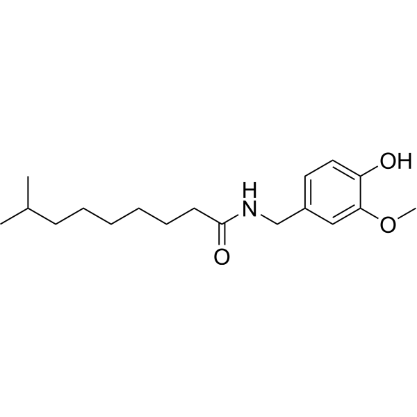 Dihydrocapsaicin Chemical Structure