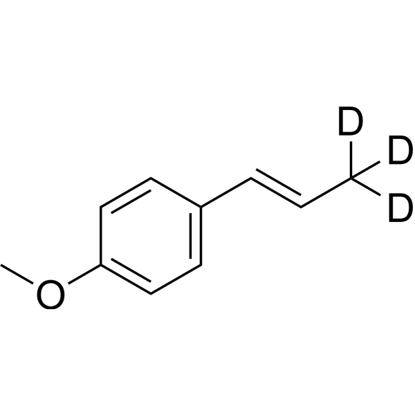 Trans-Anethole-d<sub>3</sub> Chemical Structure
