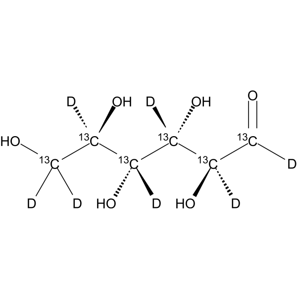 D-Mannose-<sup>13</sup>C<sub>6</sub>,d<sub>7</sub> Chemical Structure