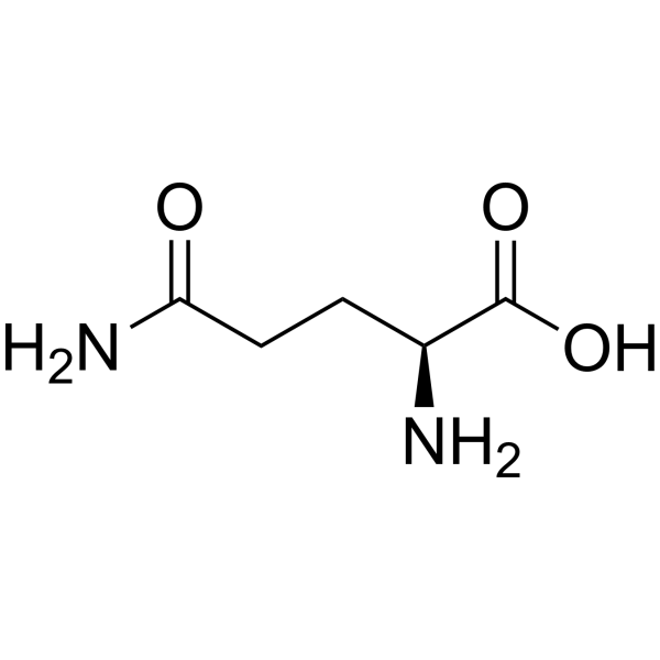 L-Glutamine Chemical Structure