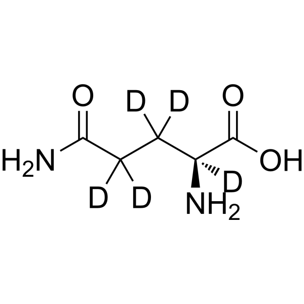 L-Glutamine-d<sub>5</sub> Chemical Structure