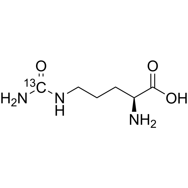 L-Citrulline-<sup>13</sup>C Chemical Structure