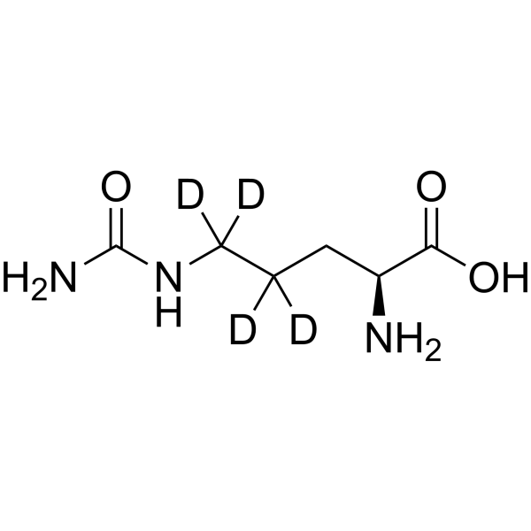 L-Citrulline-d<sub>4</sub> Chemical Structure
