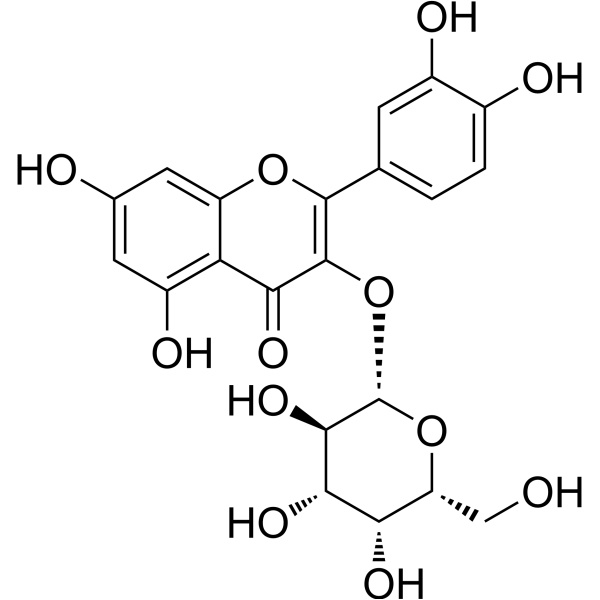 Hyperoside Chemical Structure