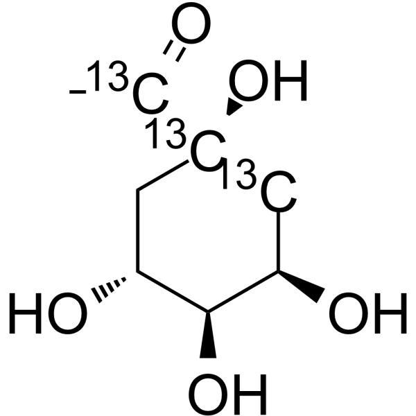 Quinic acid-13C3 Chemical Structure