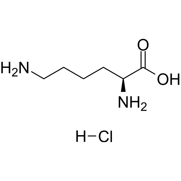 L-Lysine hydrochloride Chemical Structure