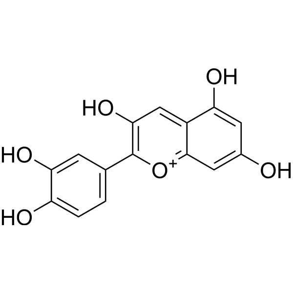 Cyanidin Chemical Structure