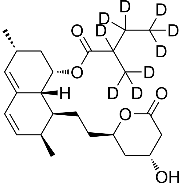 Lovastatin-d<sub>9</sub> Chemical Structure