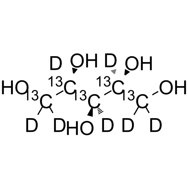 Xylitol-13C5,d7 Chemical Structure