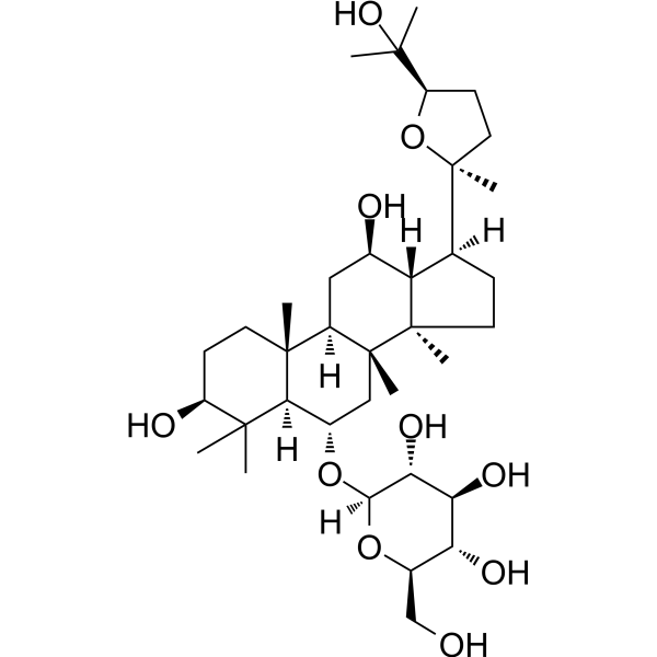 Pseudoginsenoside RT5 Chemical Structure