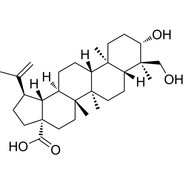 23-Hydroxybetulinic acid Chemical Structure