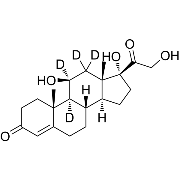 Hydrocortisone-d4 (Standard) Chemical Structure