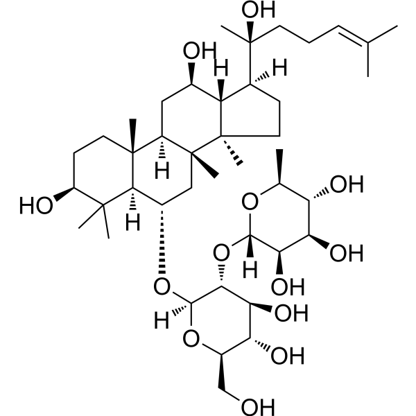 Ginsenoside Rg2 Chemical Structure