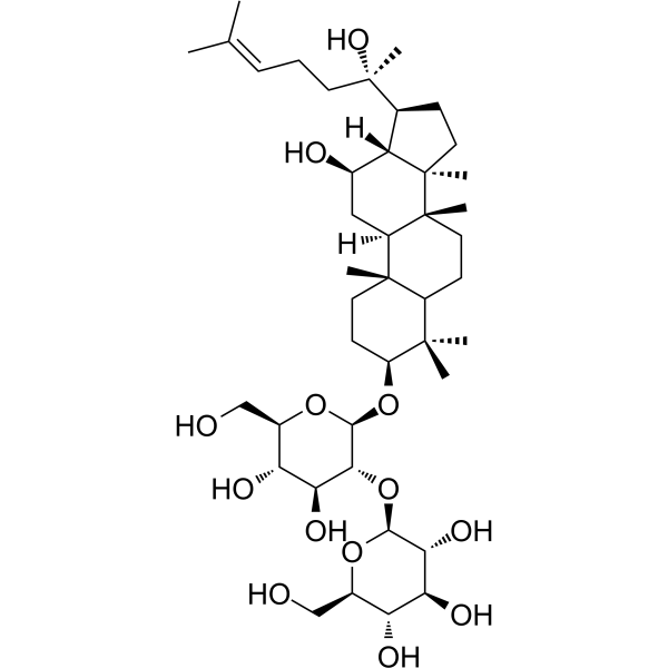 20(S)-Ginsenoside Rg3 Chemical Structure
