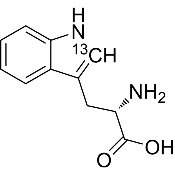 L-Tryptophan-<sup>13</sup>C Chemical Structure