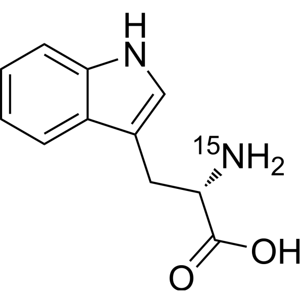 L-Tryptophan-<sup>15</sup>N Chemical Structure