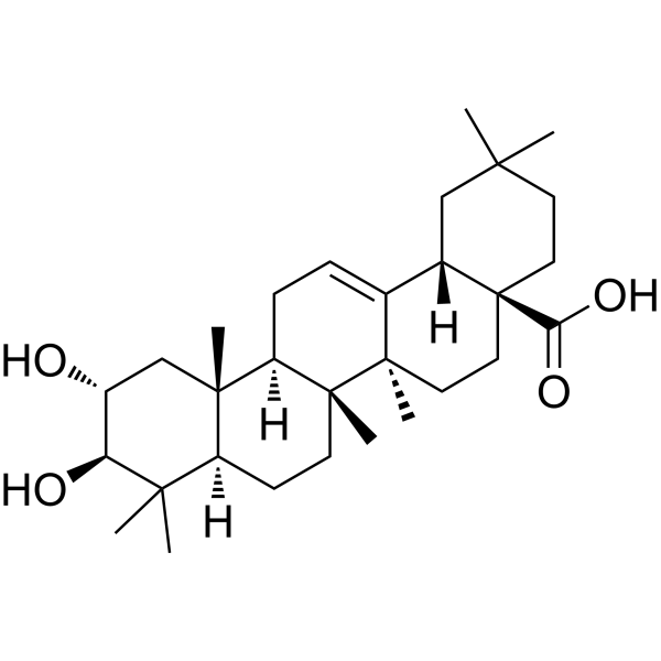 Maslinic acid Chemical Structure