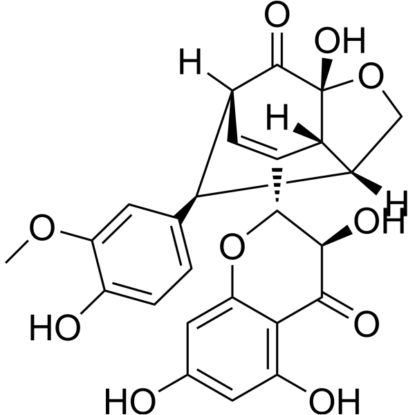 Silydianin Chemical Structure